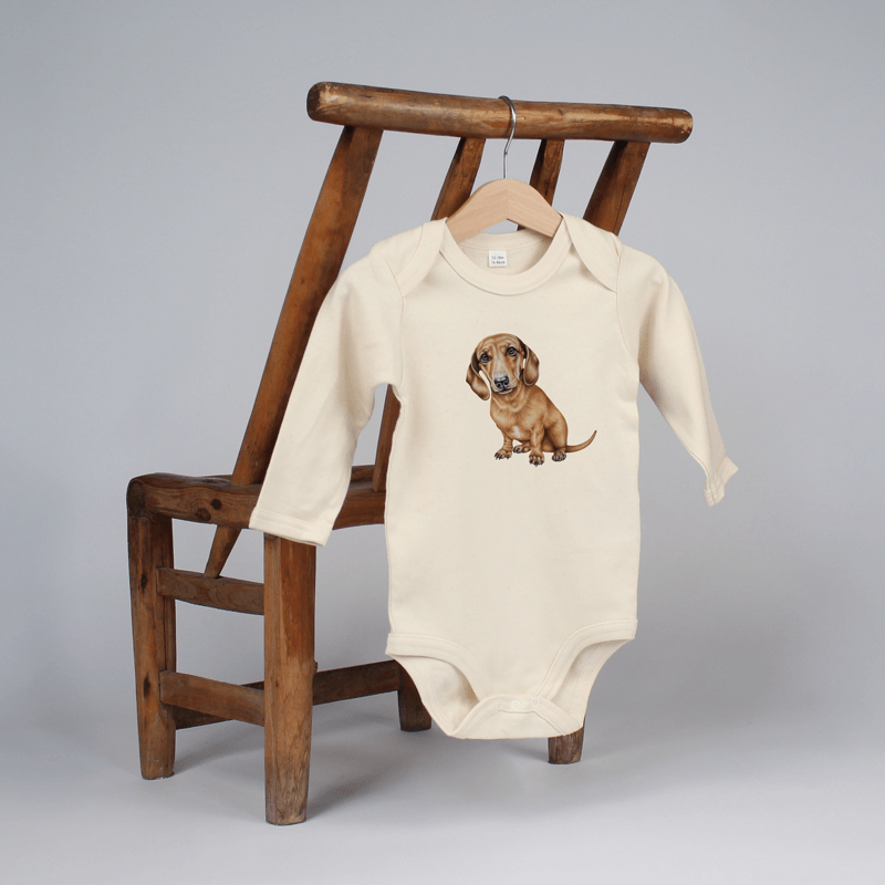 Baby Body langarm - Dackel