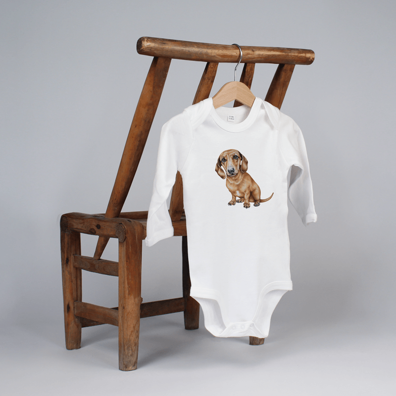 Baby Body langarm - Dackel