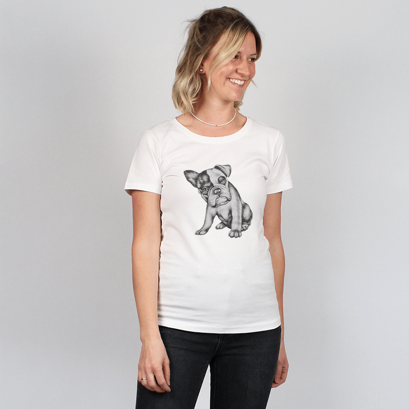 Damen T-Shirt - Bulldogge