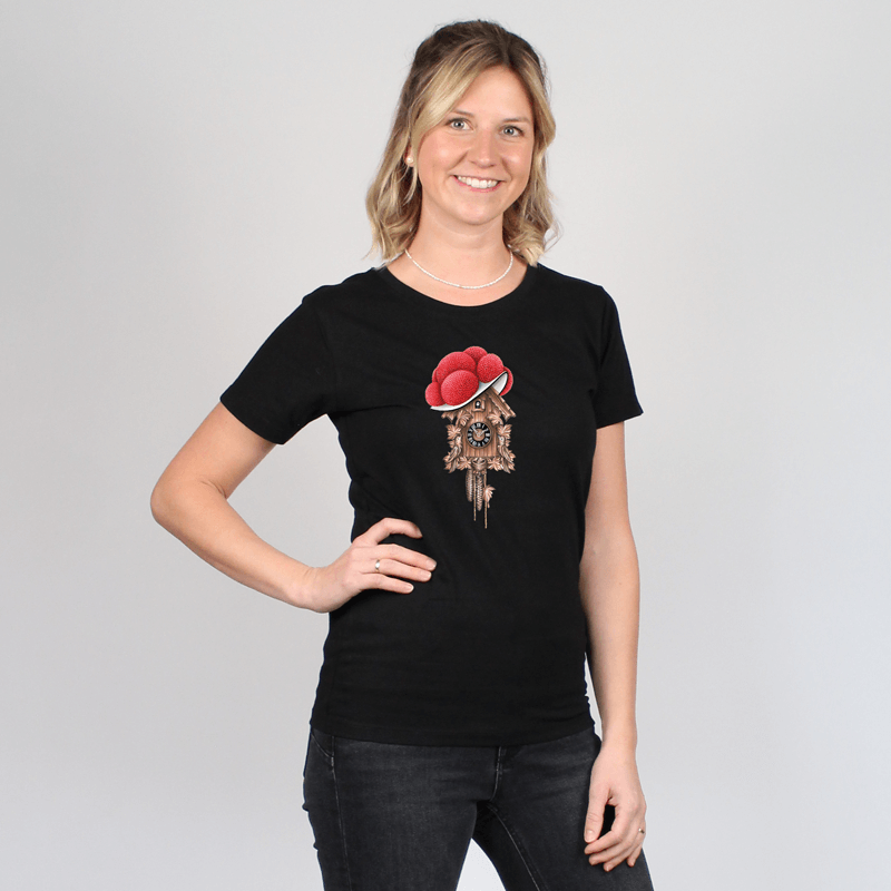 Damen T-Shirt - Bollenhut Kuckucksuhr