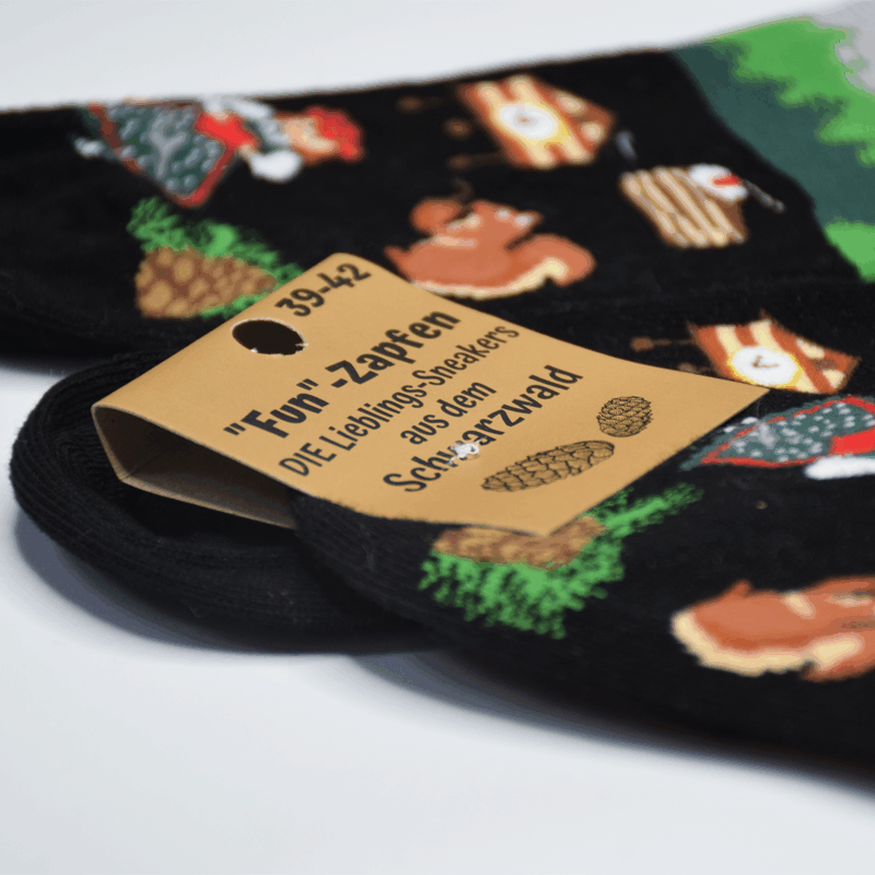 Socken Fun Zapfen