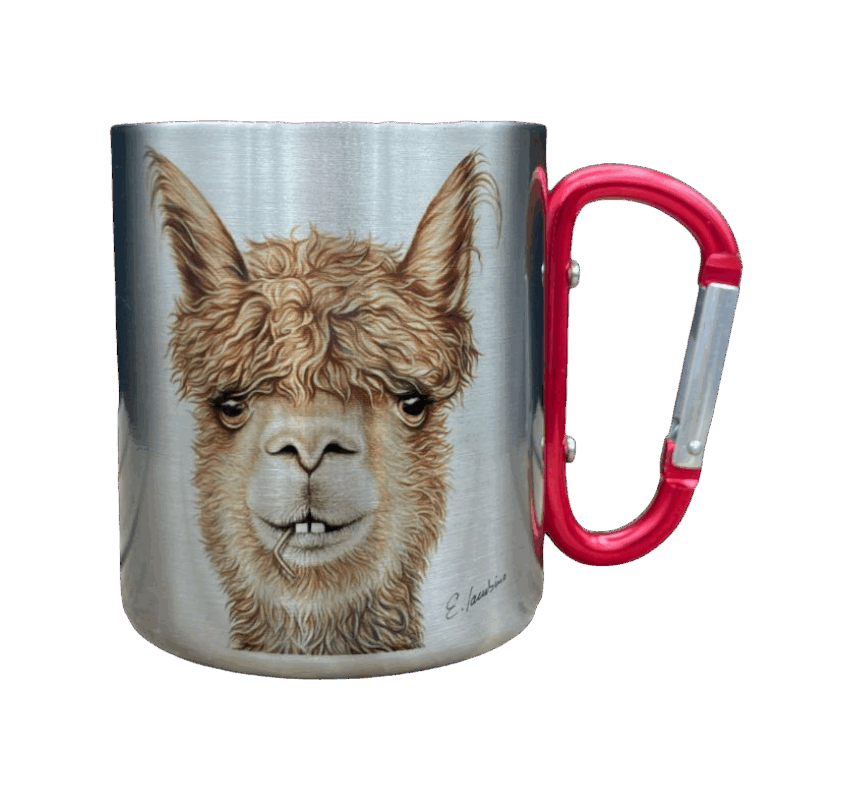 Edelstahltasse - Alpaka