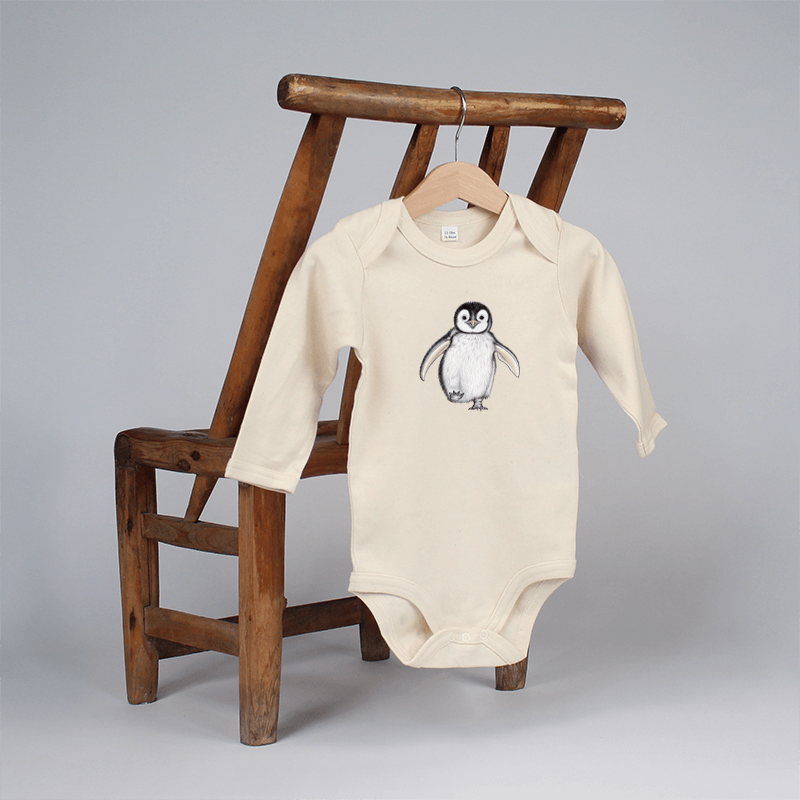 Baby Body langarm - Pinguin