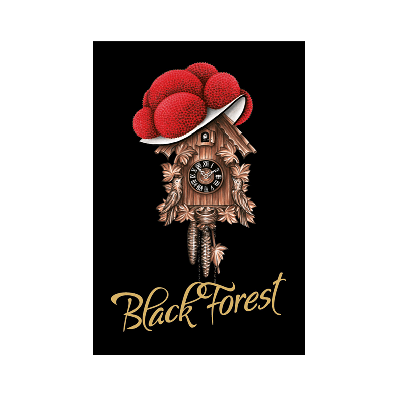 Magnet Black Forest Bollenhut Kuckucksuhr
