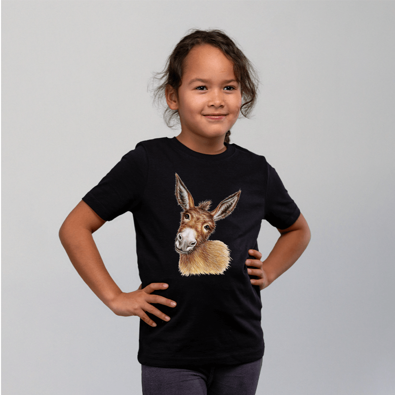 Kinder T-Shirt - Bollenhut Esel