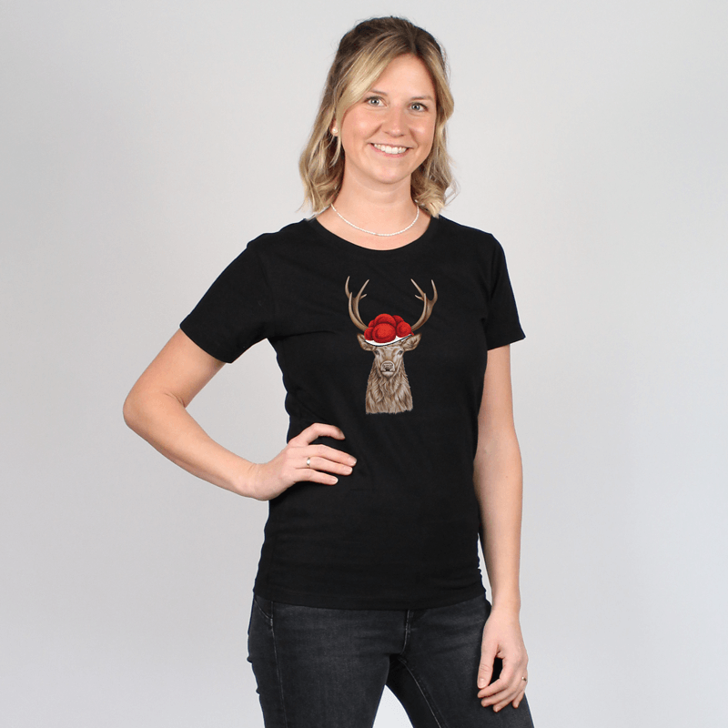 Damen T-Shirt - Bollenhut Hirsch 2