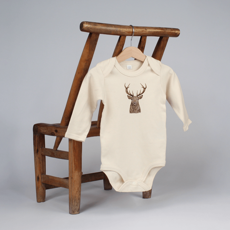 Baby Body langarm - Hirsch