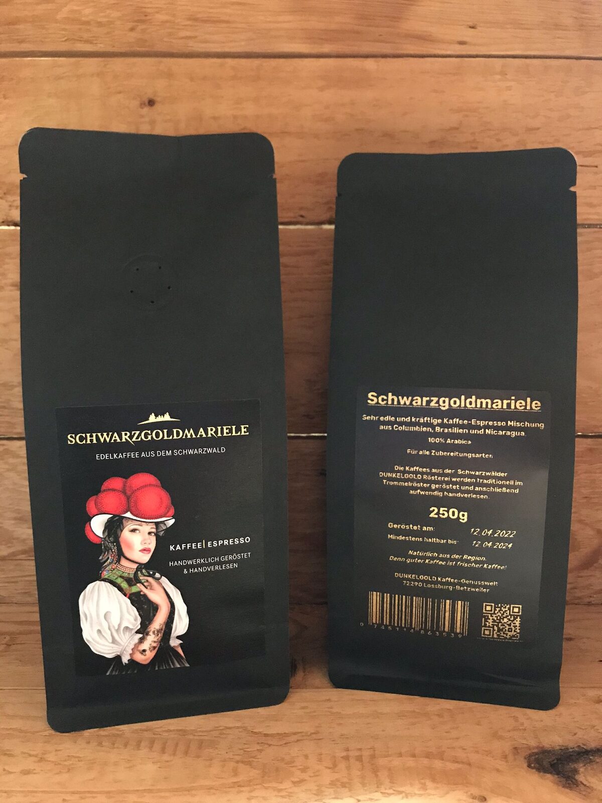 SCHWARZGOLDMARIELE KAFFEE / ESPRESSO 250g (Inhalt: 0,25 Kg (38,00?*/1 Kg))