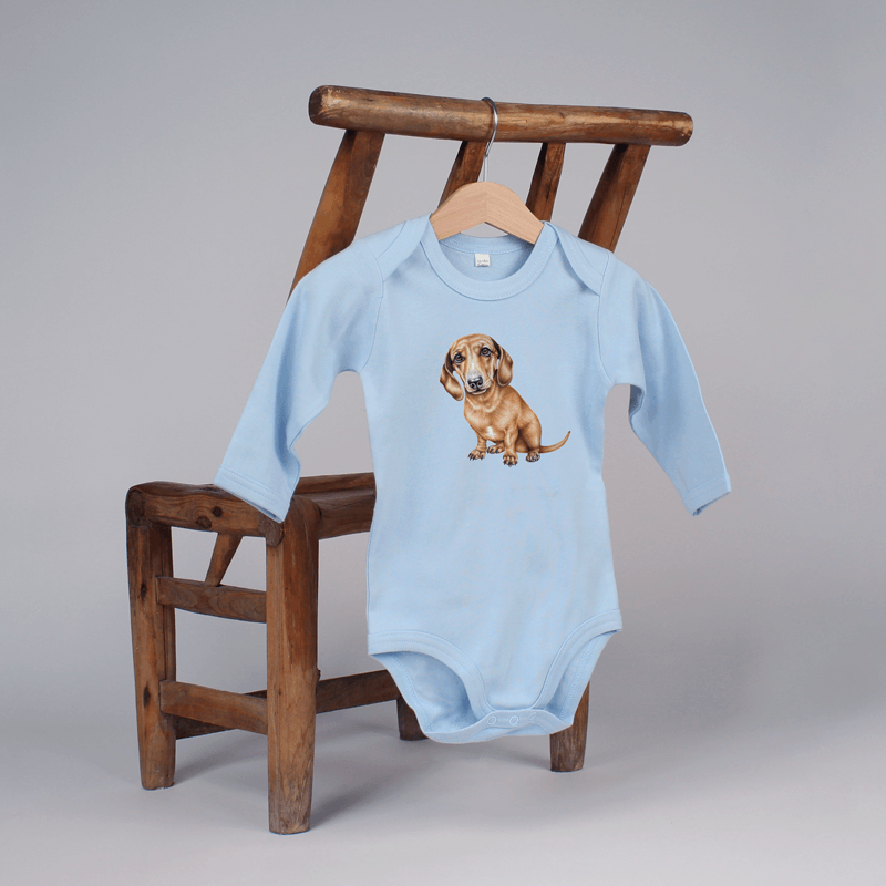 Baby Body langarm - Dackel