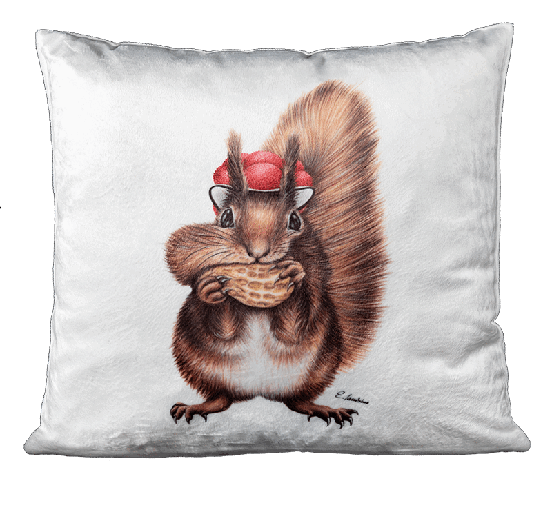 KISSEN - Bollenhut Eichhörnchen