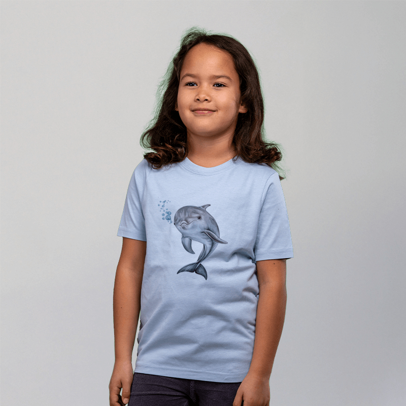 Kinder T-Shirt - Delfin