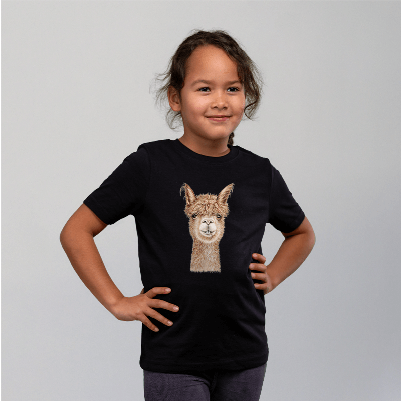Kinder T-Shirt - Alpaka