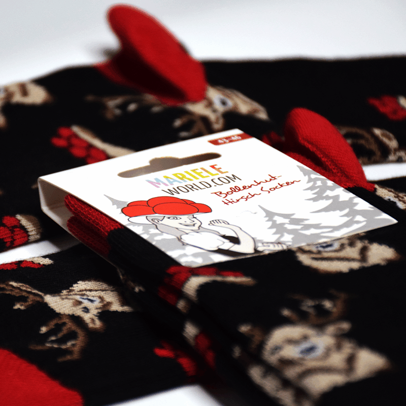 Socken Bollenhut Hirsch