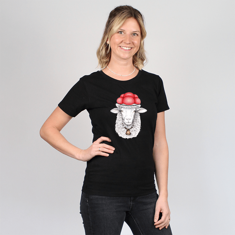 Damen T-Shirt - Bollenhut Schaf