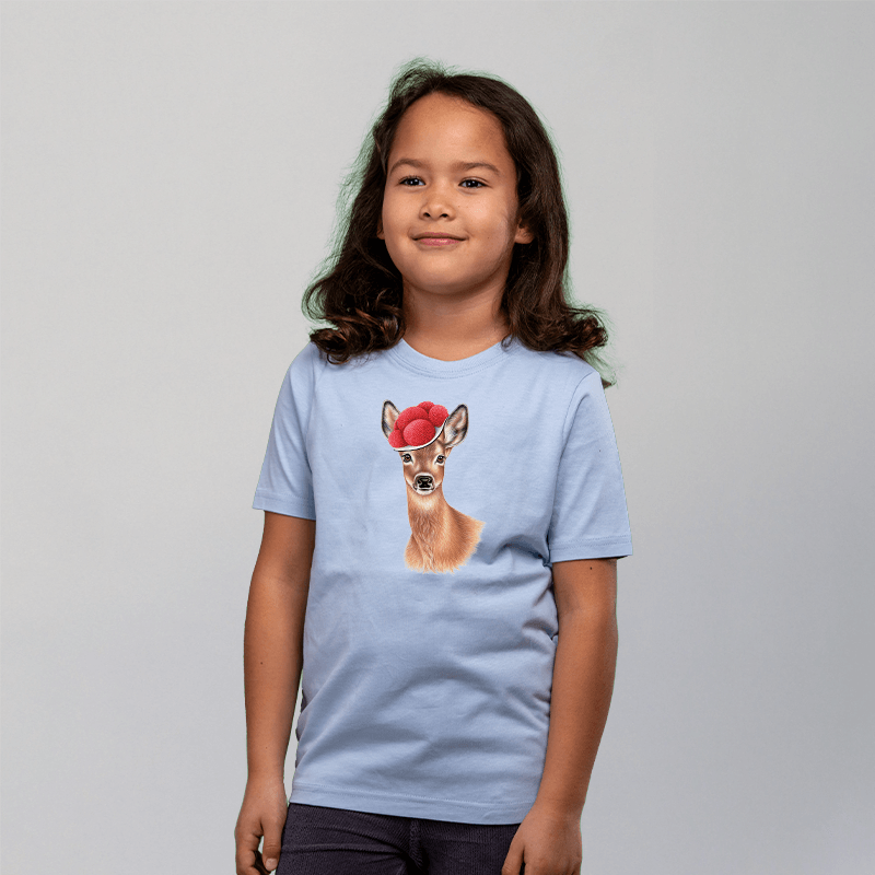 Kinder T-Shirt - Bollenhut Reh