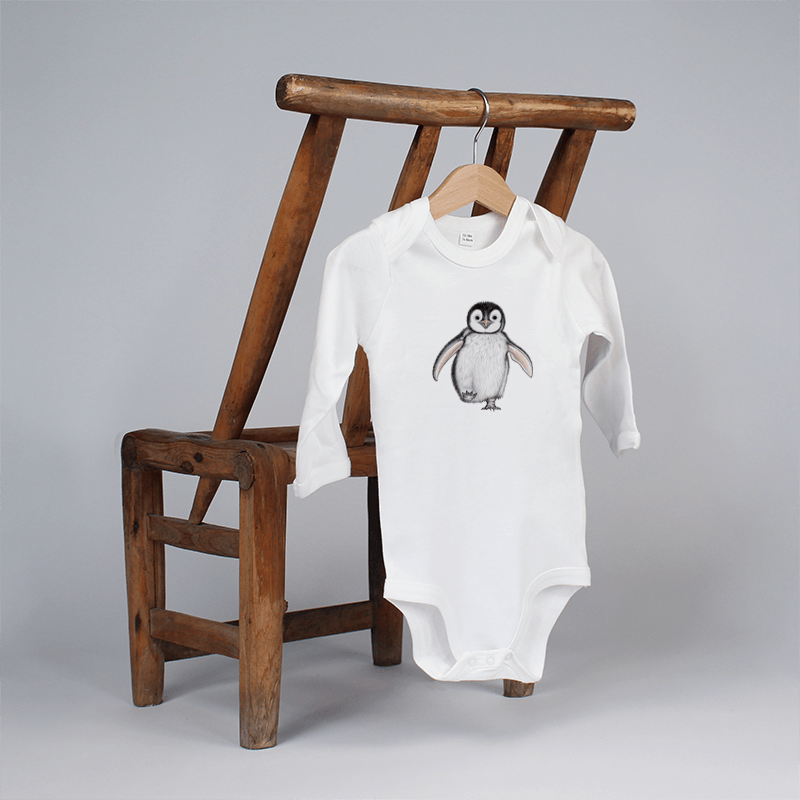 Baby Body langarm - Pinguin