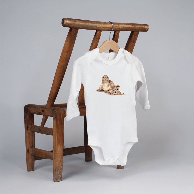 Baby Body langarm - Robben
