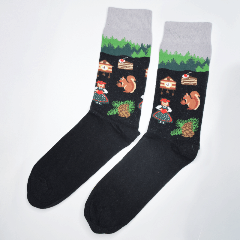 Socken Fun Zapfen