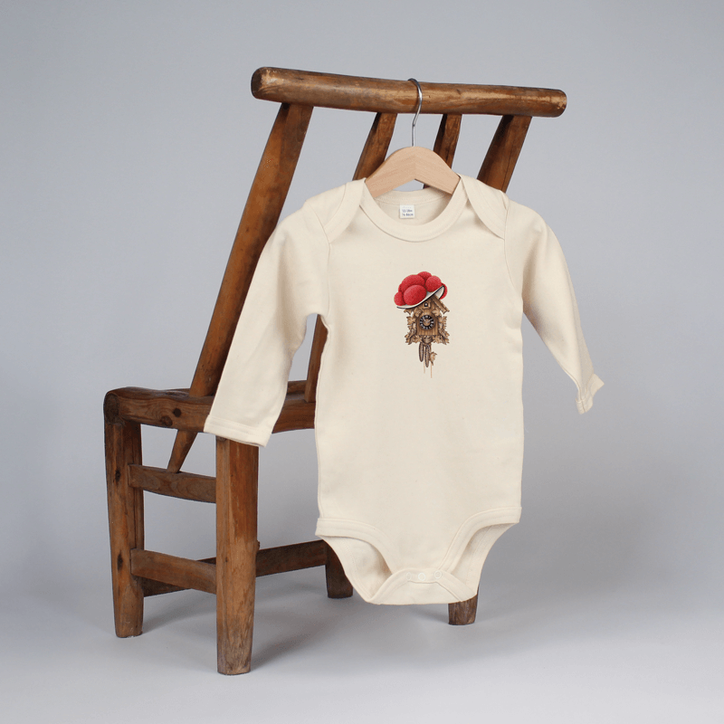 Baby Body langarm - Bollenhut Kuckucksuhr