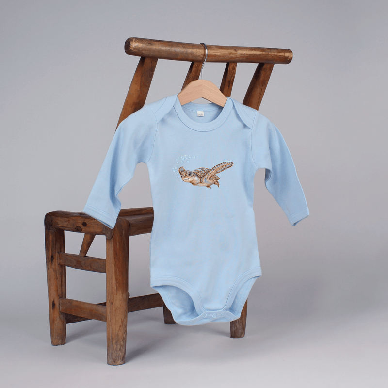 Baby Body langarm - Schildkröte