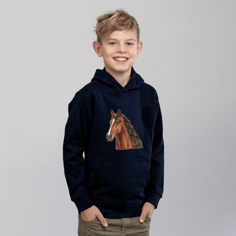 Kinder Hoodie - Pferd