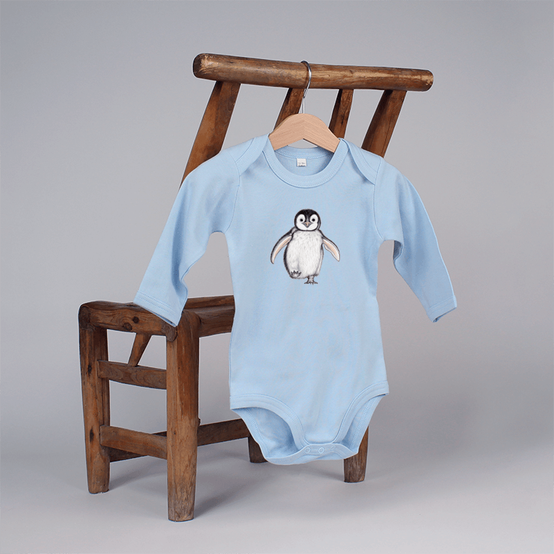 Baby Body langarm - Pinguin