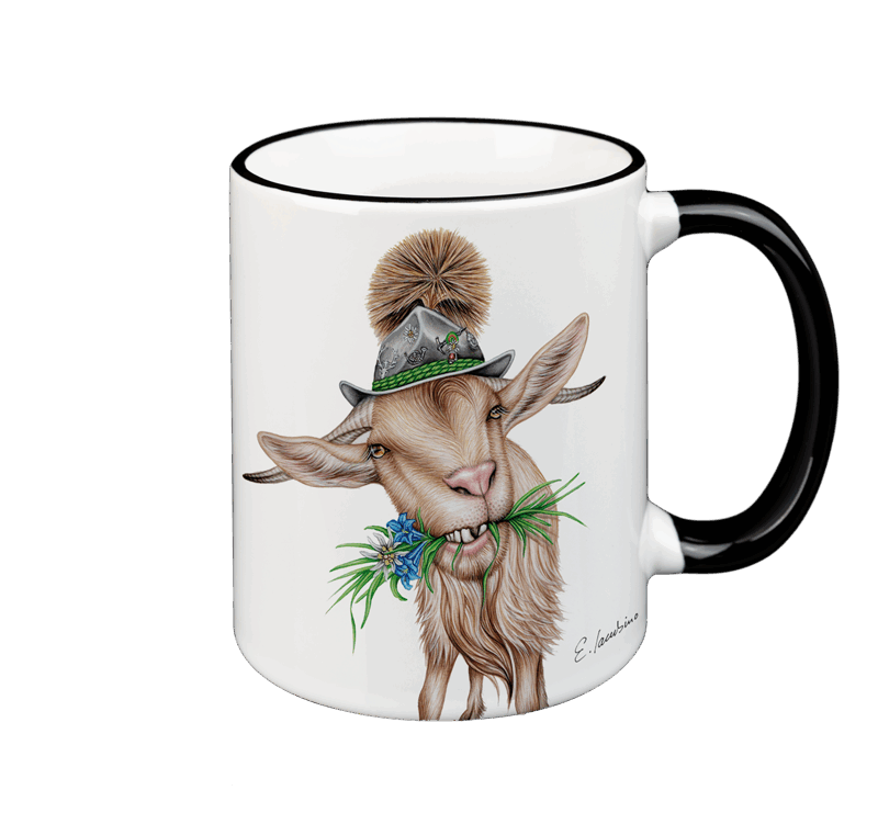 TASSE - Alpen Ziege Jenner 1874m, Farbe: schwarz