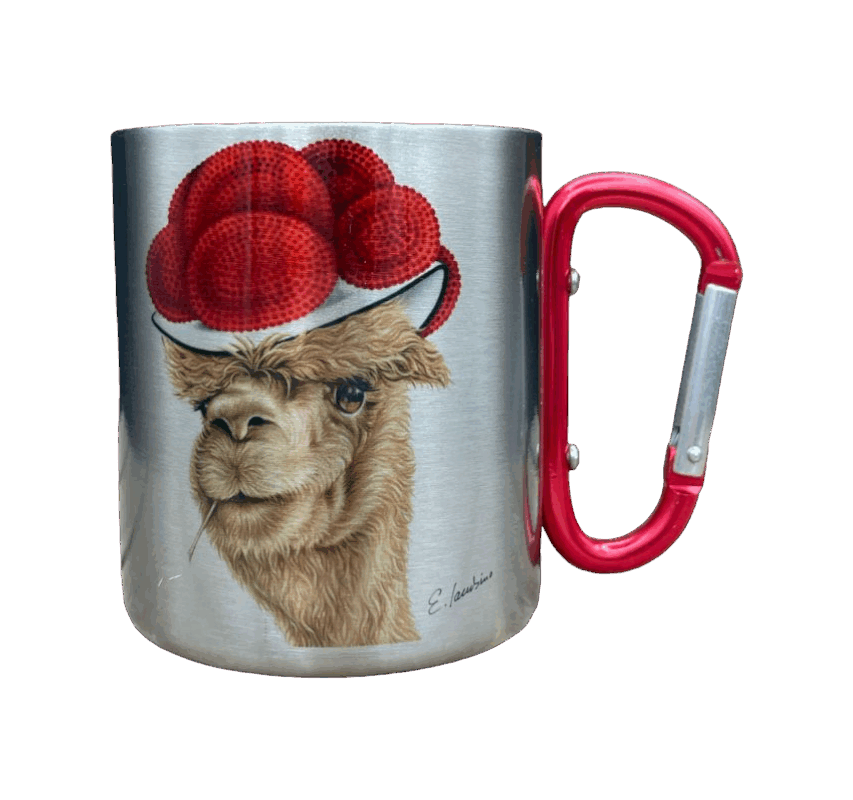 Edelstahltasse - Bollenhut Alpaka