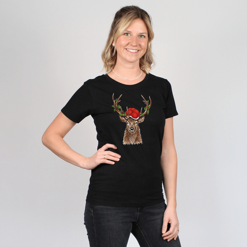 Damen T-Shirt - Bollenhut Hirsch