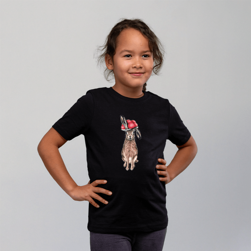 Kinder T-Shirt - Bollenhut Hase