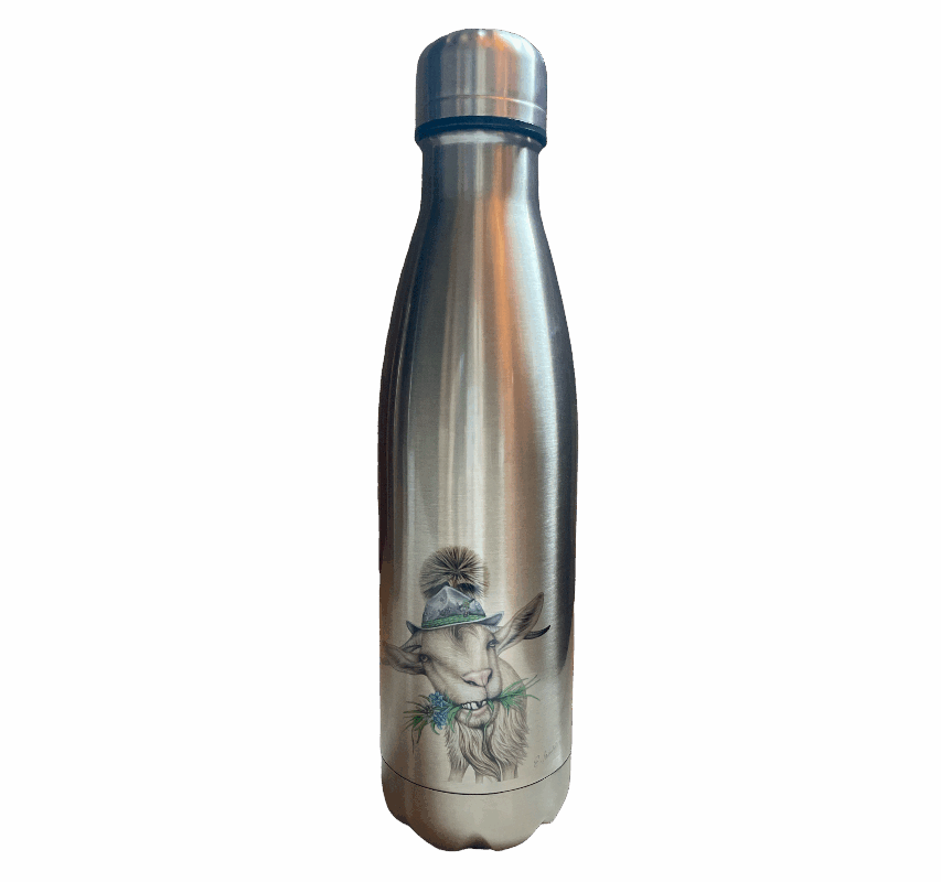 Thermoflasche - Alpen Ziege