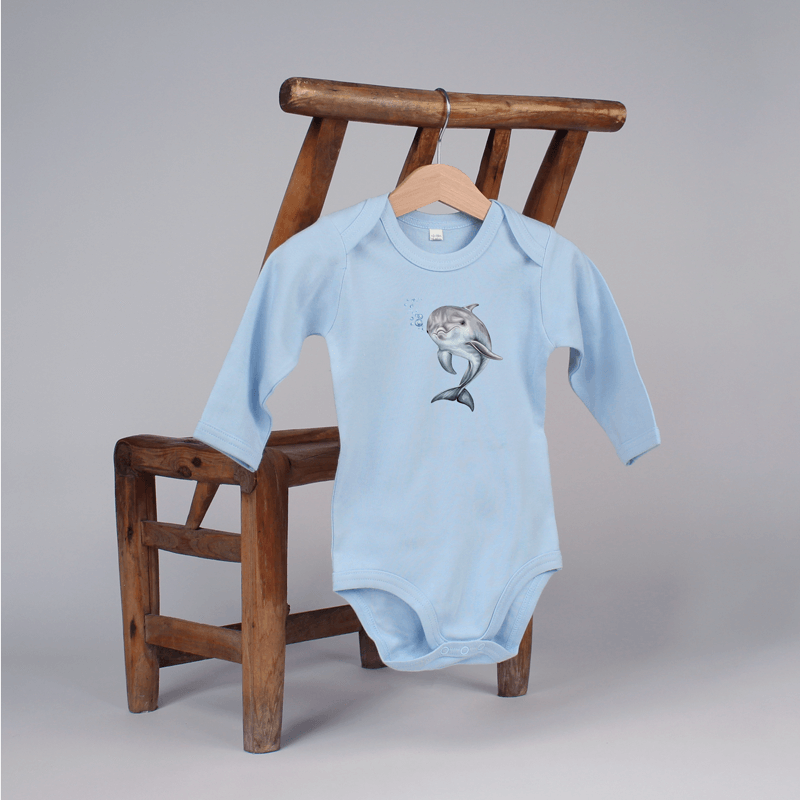 Baby Body langarm - Delfin
