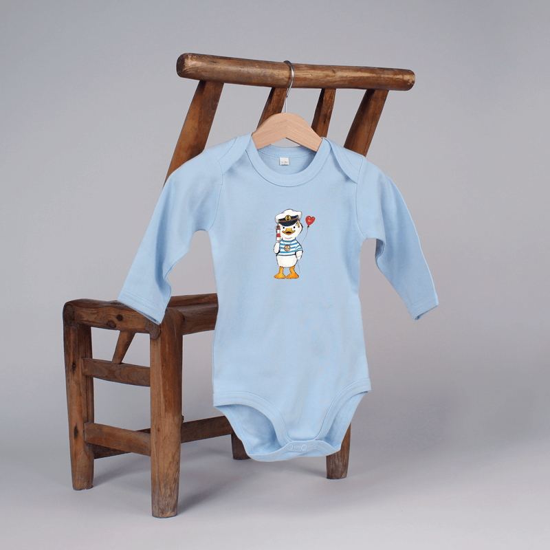 Baby Body langarm - Kapitän Quentin