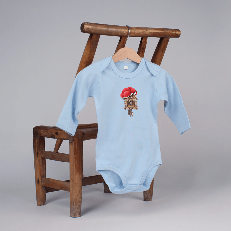 Baby Body langarm - Bollenhut Kuckucksuhr